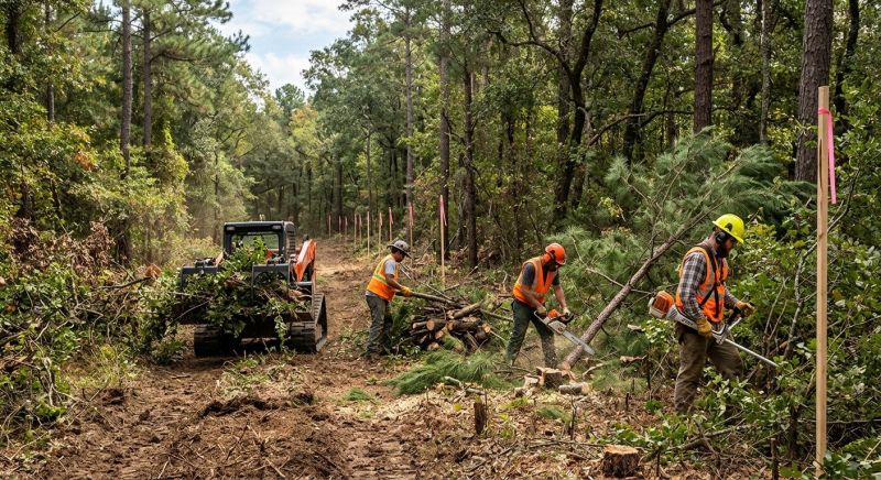 Hill Clearing in Katy, TX